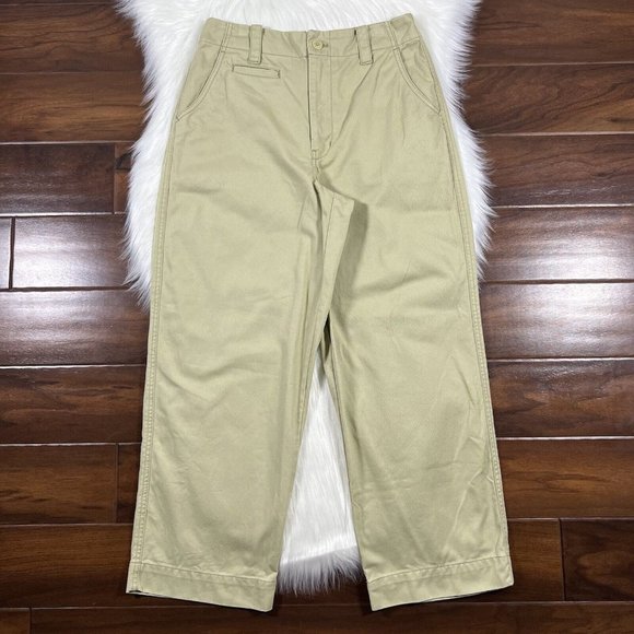 Madewell Size 4 Pale Lichen Relaxed‎ Chino Pants - Picture 1 of 10